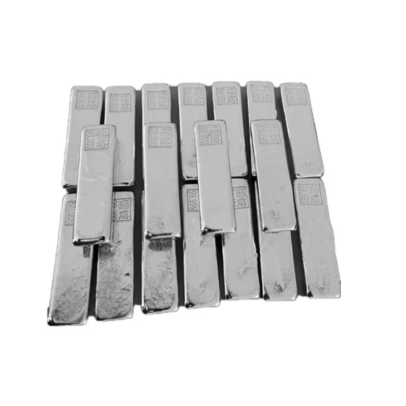 High Purity 99.995% Indium Metal Ingot Pure Indium Ingot Rare Metal Element