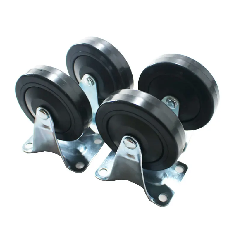 Materials made of steel are stored in a 300 kg four-wheeled cart with large space