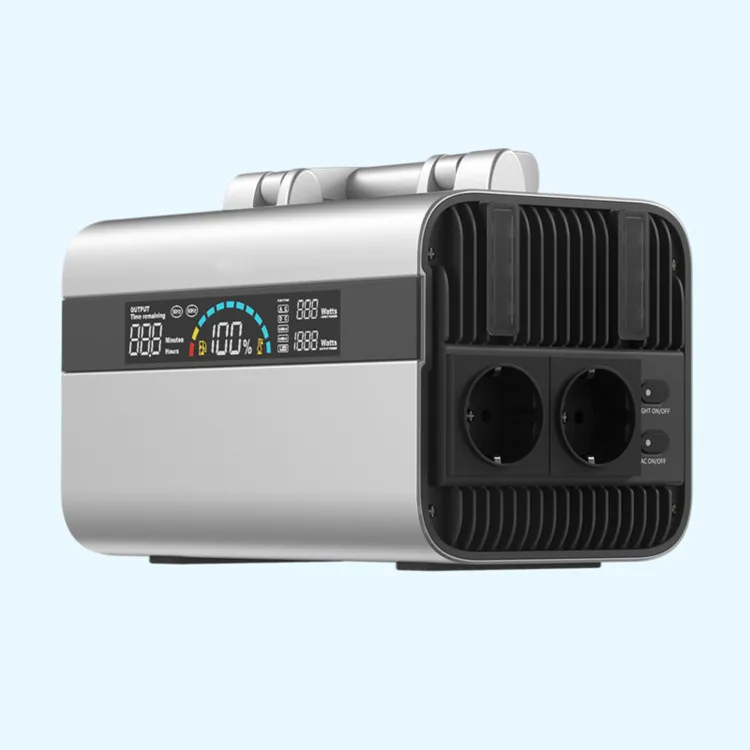 Renewable Energy On Grid Solar System Indoor Outdoor Solar Photovoltaic System 600W Portable Solar Generator