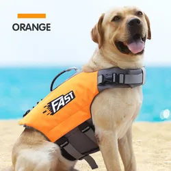 Hot Sale Wholesale New Summer Night Reflective Safely  Pet Apparel Swimming Vest Outside Dog Life Jacket
