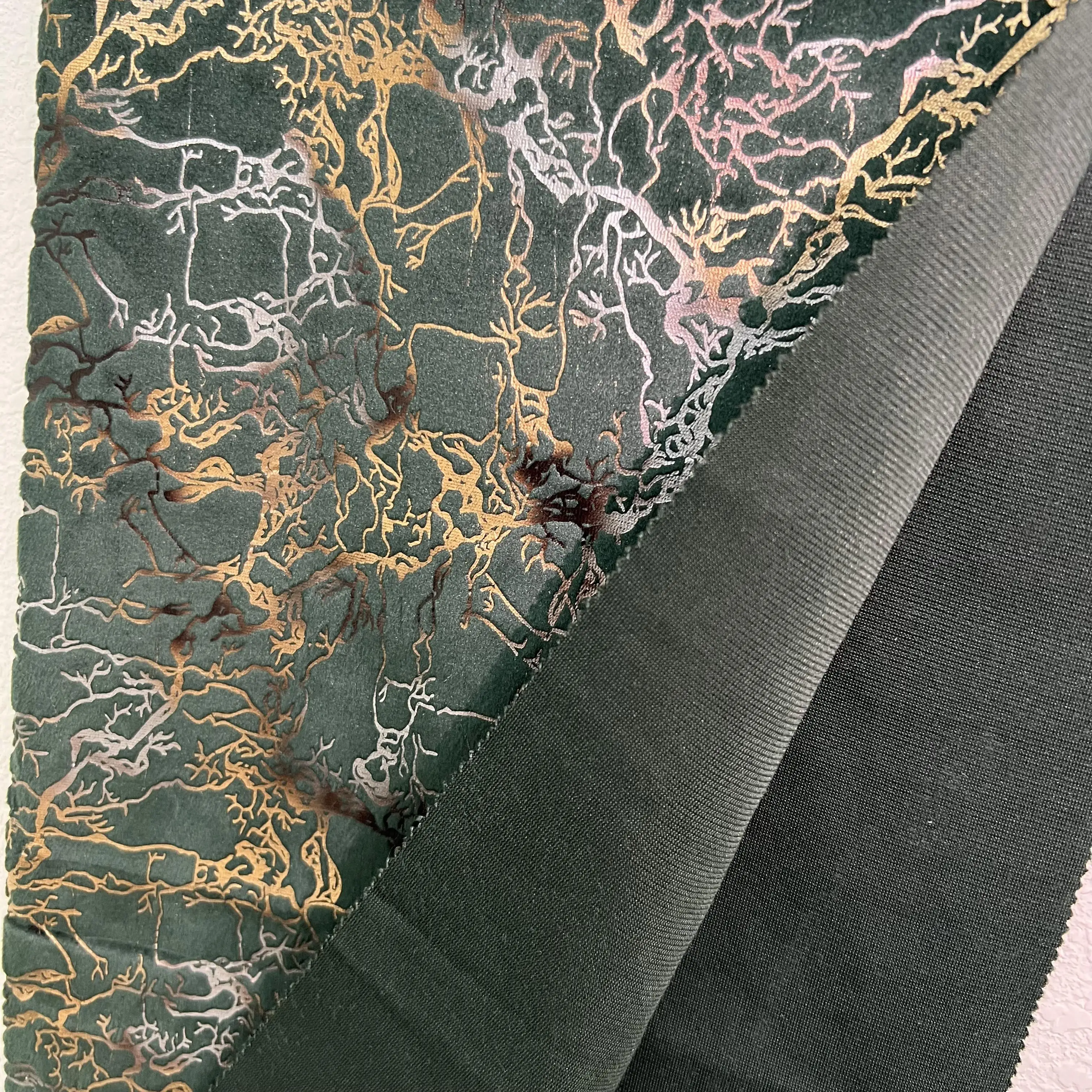 CC-22-185 Hot sale Sofa Fabric bronzed Velvet fabric customized color curtain fabric for home textile