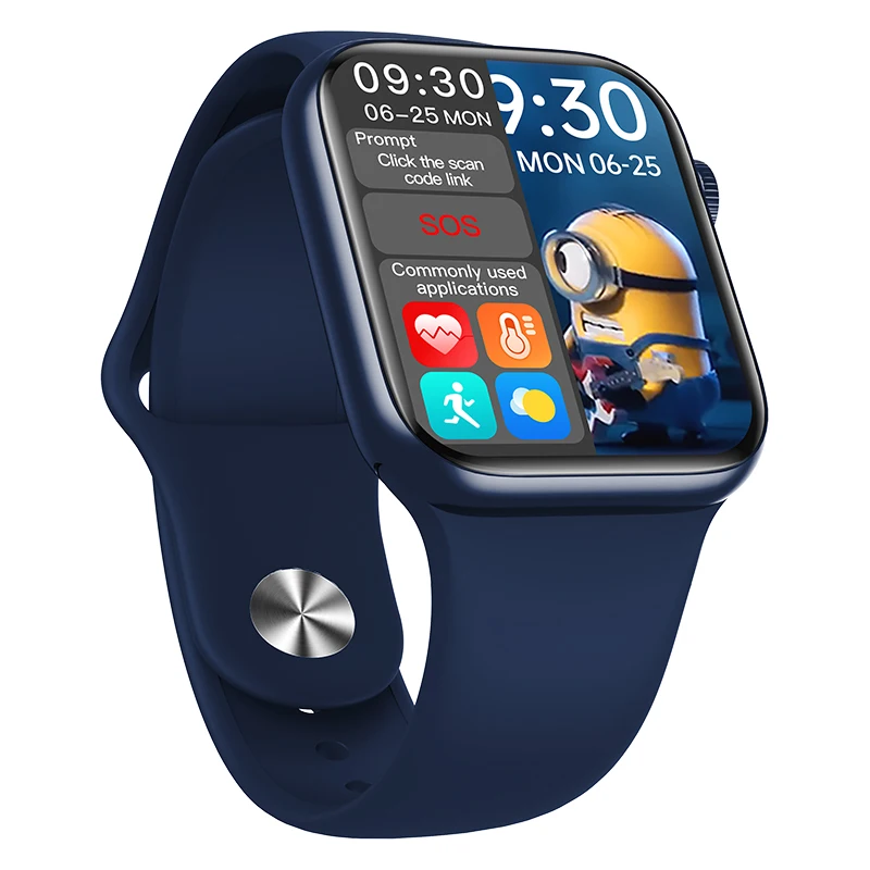 
HW16 1.72Inch IPS HD Full Screen Smart bracelet One-click SOS 21 Languages One Screen Double Display 