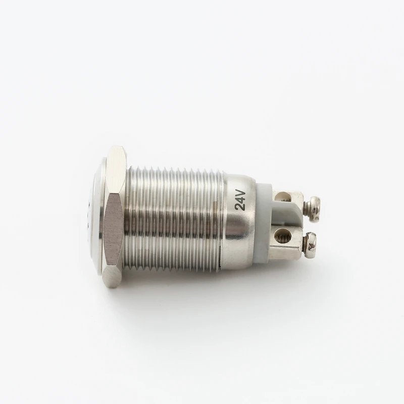 16mm stainless steel  metal continuous sound Buzzer alarm (PM161B-M/12V)