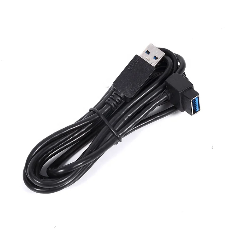 90 Degree Elbow Usb 3.0 Data Charging Extension Cable AM/AF For U Disk Mouse Keyboard