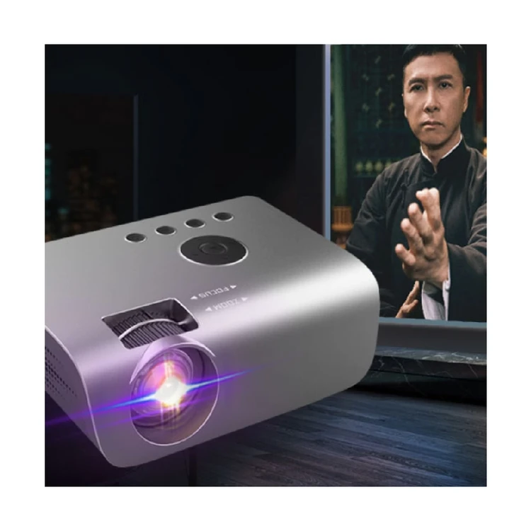 
Hot new products USB mini portable projector home media player HD smart projector 