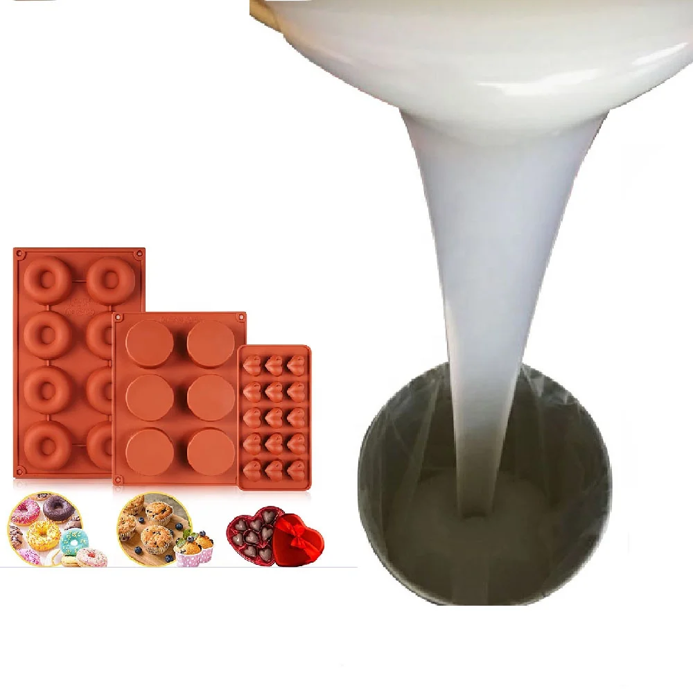 Food grade liquid silicon for Chocolate molds silicone gel for cake baking molding rtv silicone