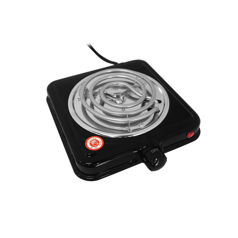 OEM Portable Single Burner Electric Stove 1000W Spiral Coil Hotplate Mini 110v 220v Hot Kitchen Household Use Iron Heating