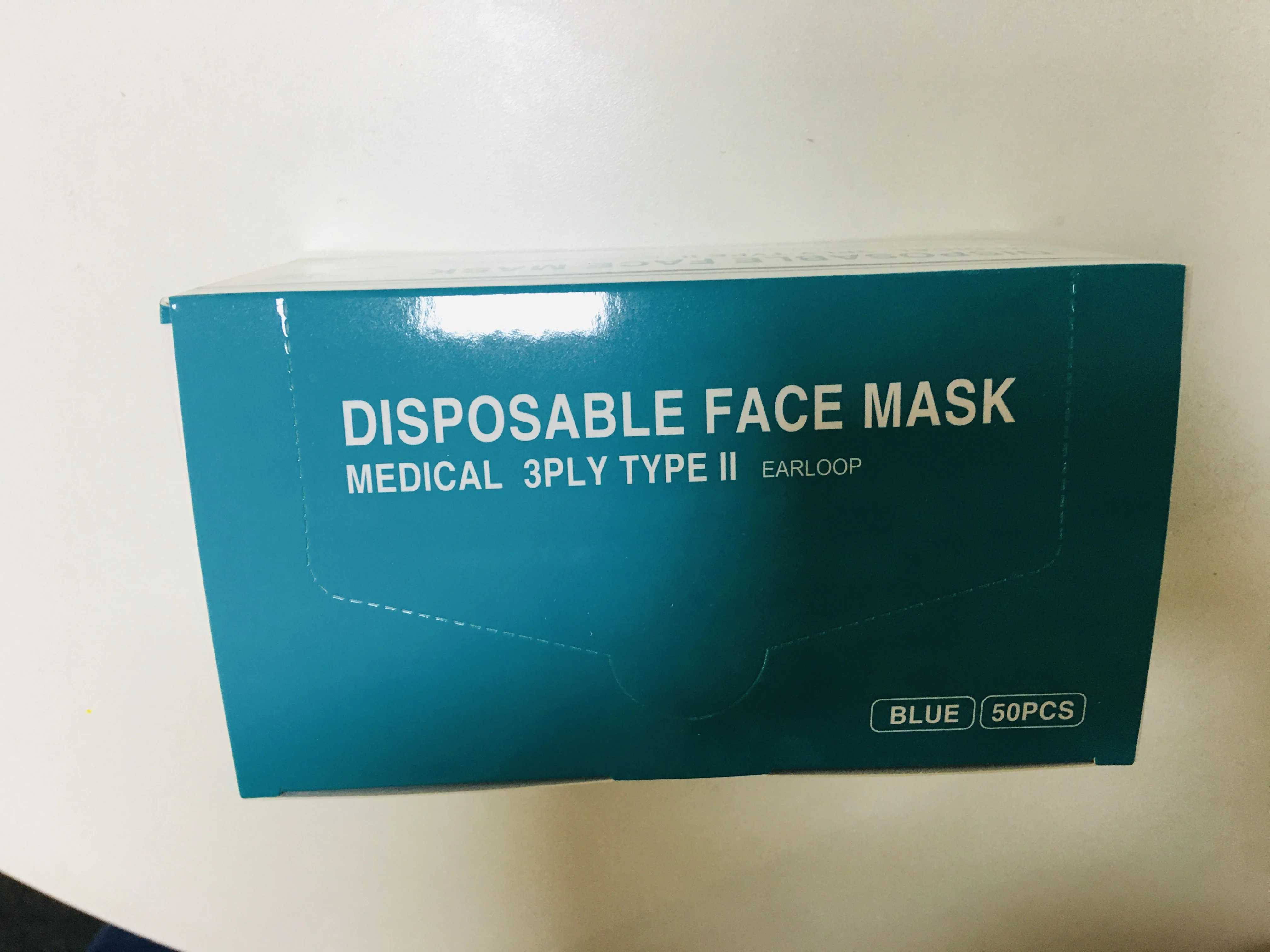 Disposable 3 Ply Non-woven Medical Face Mask