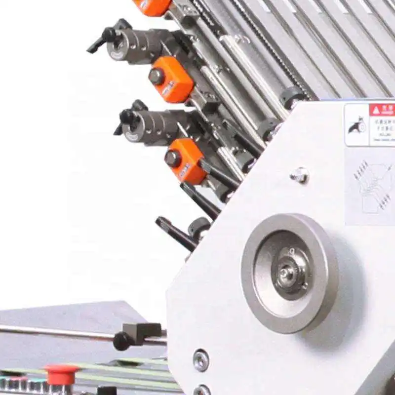 Round Pile Folding Machine with Stainless Steel Helical Gear Design Exclusively for Notebook Newspaper