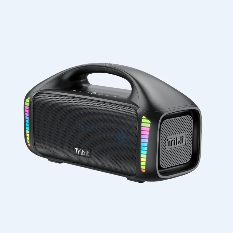 Tribit Stormbox Blast Party Speaker with Up 20hrs Playtime, BT 5.3, Powerful Sound & Novation Bass, LED Lights