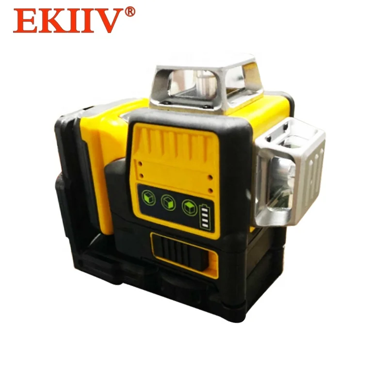 Ekiiv 5 В 12 сменный оригинальный аккумулятор с зелеными балками линий высокоточный автоматический выравнивание перекрестный беспроводной лазерный