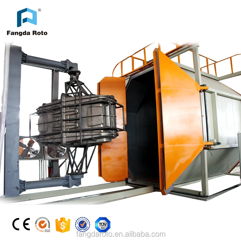 Fangda Brand fuel tank making shuttle type rotational moulding machine