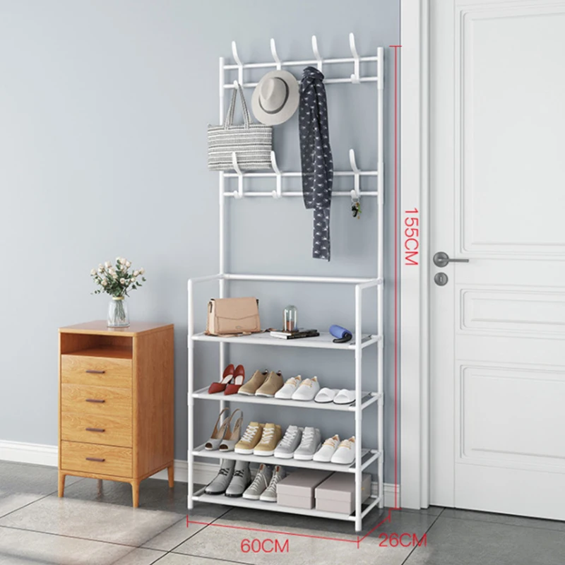 Sell well Luxury Iron Frame Stand Home Coat Shoes Rack Clothes Hook for Bedroom