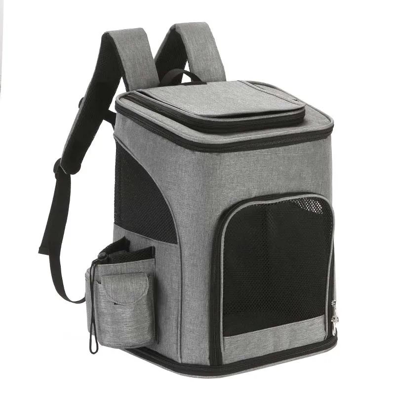 Free Samples Fully Ventilated Luxury Front Facing, Adjustable Small And Medium Pets Backpack Traveler Pet Carrier/