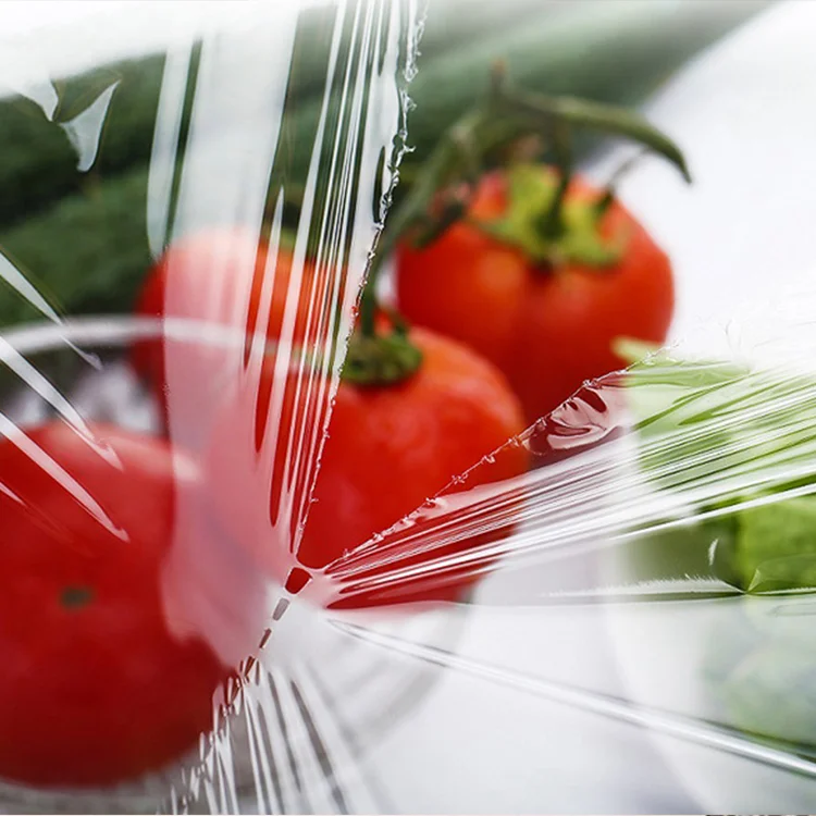Compostable PLA Cling Film Durable Biodegradable Food Grade PLA Food Wrap Easy-Tear Perforated Eco Food Wraps