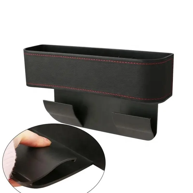 Updated Car Seat Gap Filler Universal Car Armrest Box Storage  ABS PU Leather hot selling car accessories