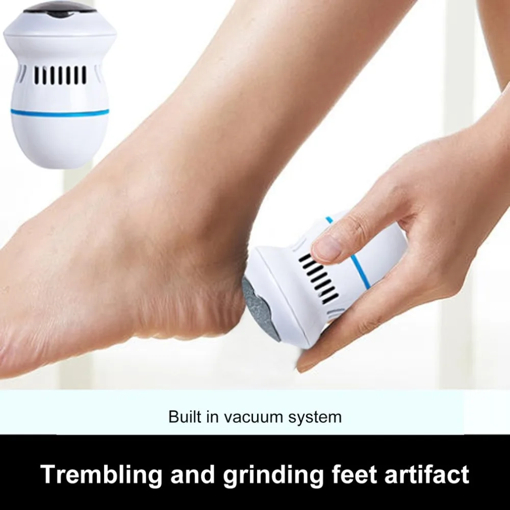 USB Rechargeable Foot Scrubber Hard Dead Skin Foot File Shaver Professional Vacuum Electric Callus Remover for Feet