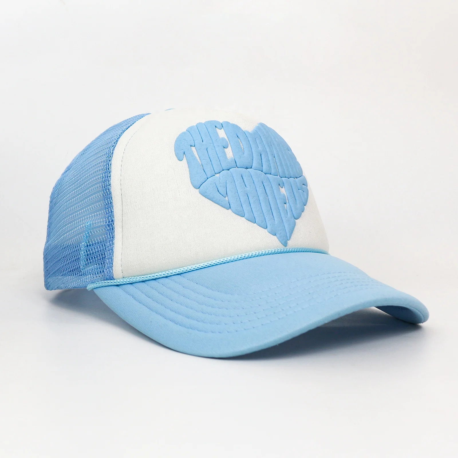 HN0002R  high quality men 6 panel baseball sports blank Veracap costom foam mesh puff print trucker hat cap