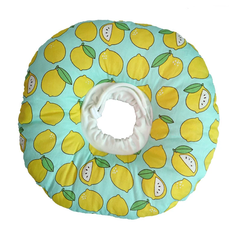 Factory Cute  Soft Pet Cone Collar Cats Donut Elizabeth Inflatable Dog Cone Collar for Large Medium Small Dogs Cats