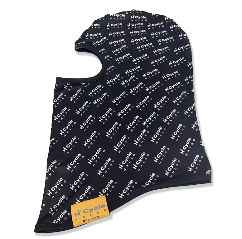 2024 design full over printed logo motorcycle balaclava full Face ski Mask designer winter hats balaclava 1 hole