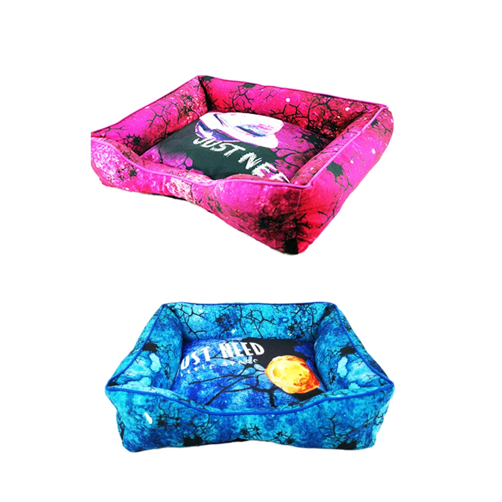 Товары для домашних животных, прямоугольный съемный нескользящий моющийся прочный коврик из ткани Оксфорд для собак и кошек, кровать