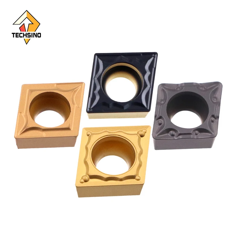 Chinese Zhuzhou Rhombic CNC Inserts CCMT09T304-HM YBC151 for Stainless Steel Internal Turning and Boring Applications