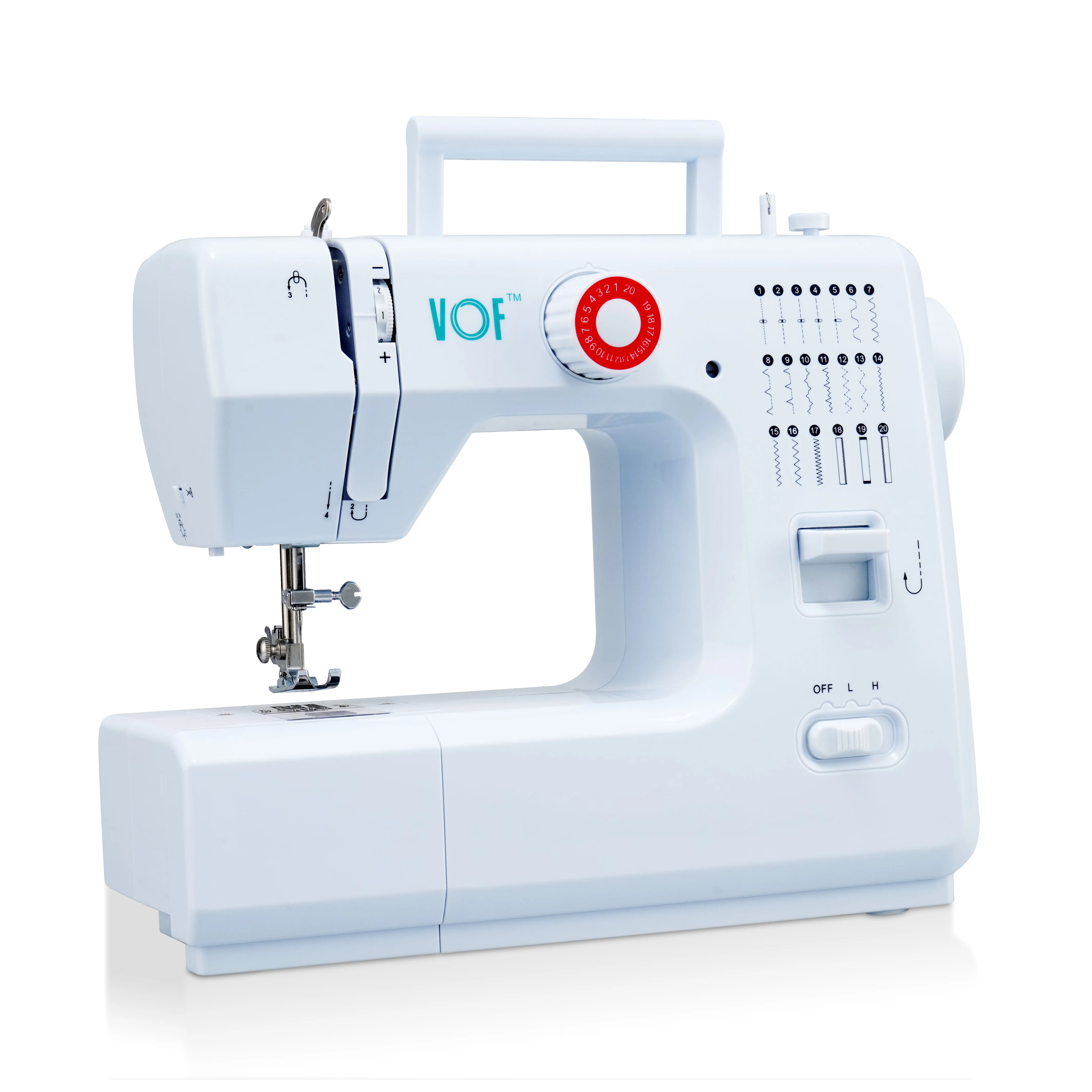 New VOF FHSM 618 multifunction domestic overlock sewing machine household plastic bag sewing machine
