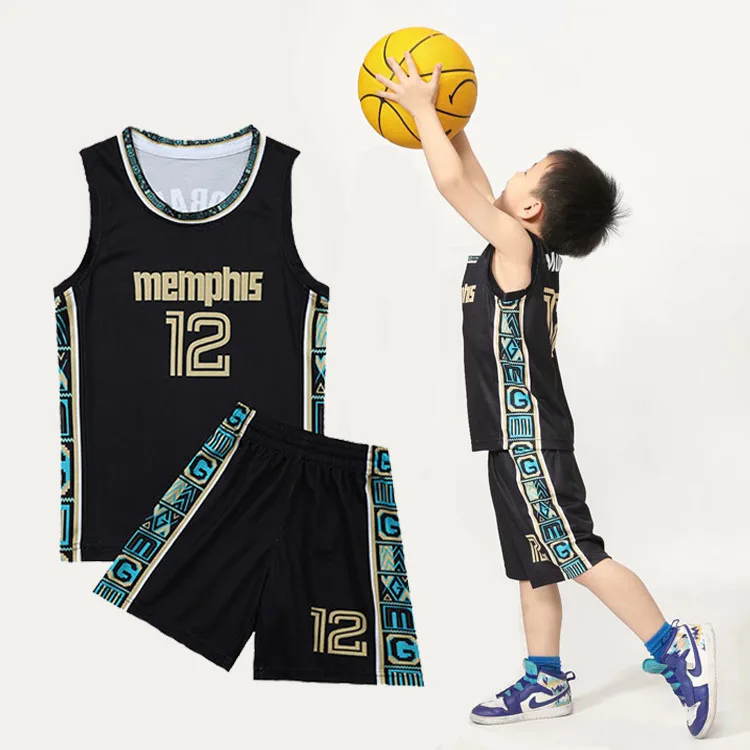 Youth Basket Team Uniform Basketball jersey uniform Junior Basketball Wear For Kids