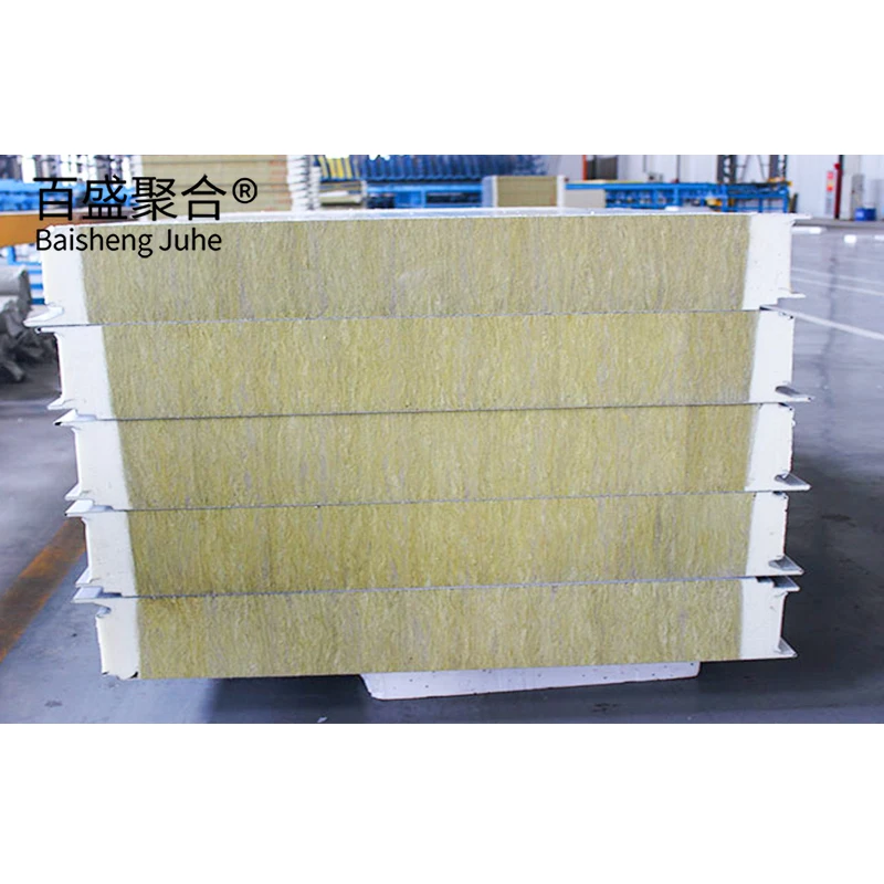 Sandwich panel Roof Wall PUR PIR Rockwool filled 4cm 5cm 8cm 10cm thickness Wood Look Sandwich Panel Stone Look Sandwich Panel