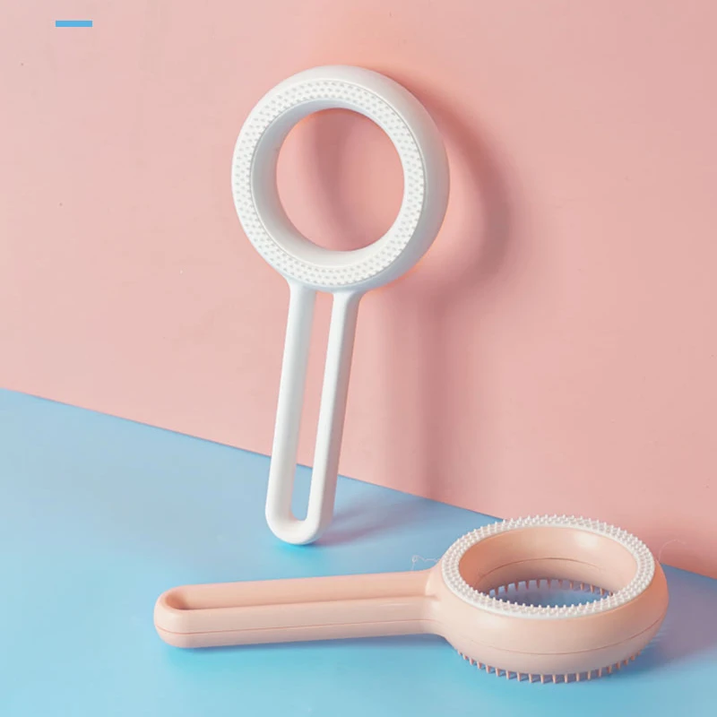 New Design Pet Double Sides Brush Hair Remover Doughnut Shape Cat Dog Grooming Comb