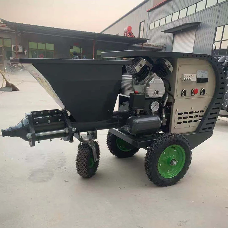 Heavy duty Factory Direct China Automatic Wall Motar Plastering Machine Cement Concrete Mortar Spray Machine for wall