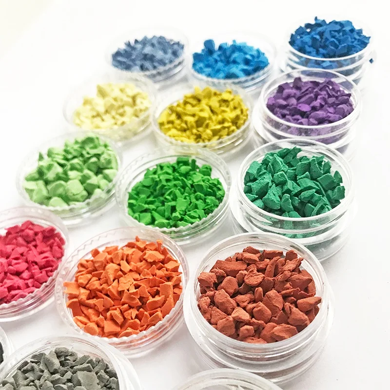 Factory hot sale epdm rubber granule for Kids playground Anti-slipping rubber granule for sports field Recycled epdm rubber