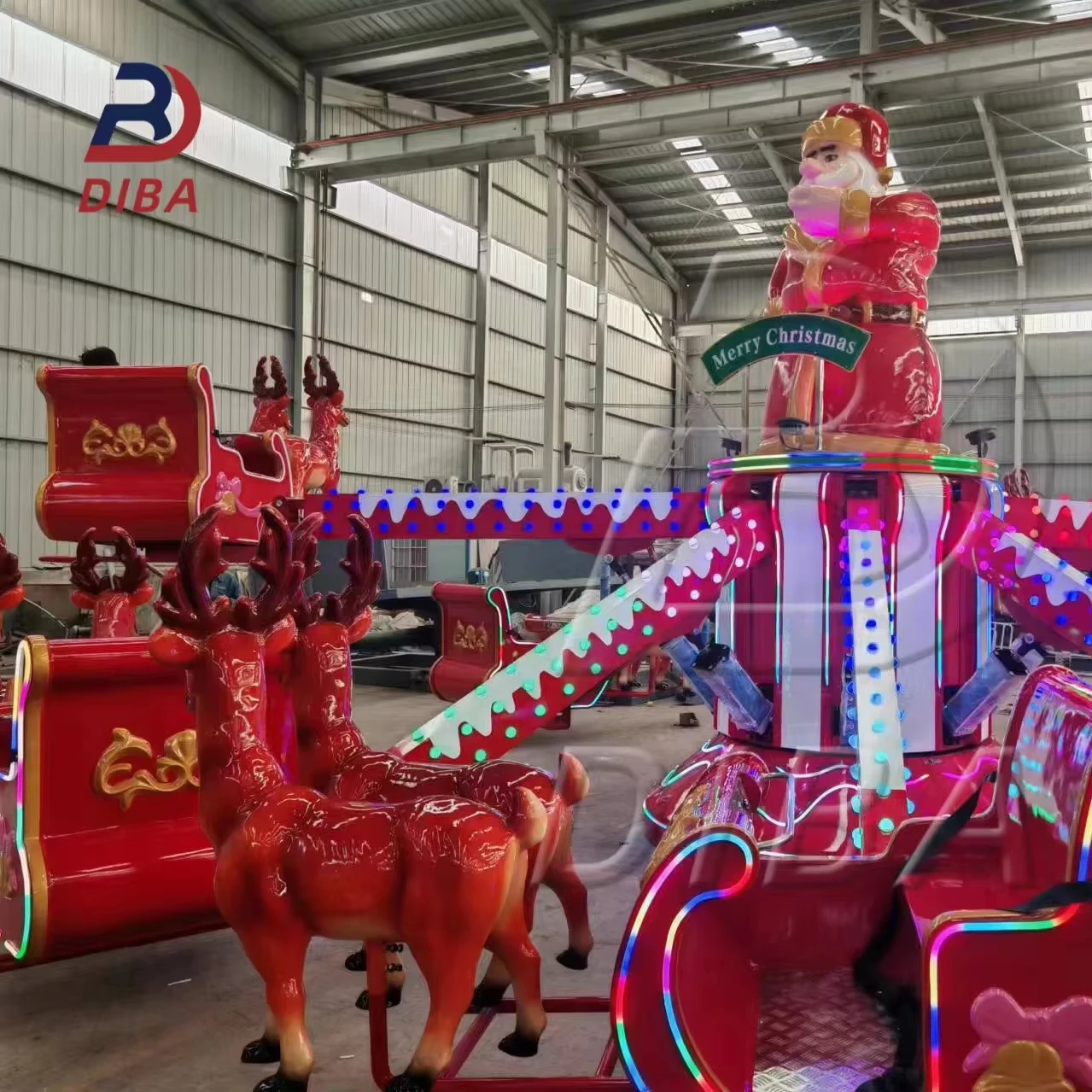 High quality Merry Christmas new attraction kids amusement rides Santa Claus Self-Control ride theme park equipment