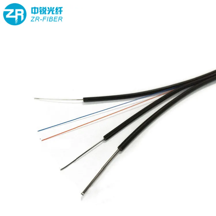 Производитель открытый G657a Lszh один режим неметаллический плоский падение 2 ядра G.652.d пряжа Ftth кабель