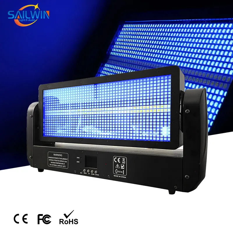 960PCS 12 Segment RGBW LED Strobe Lights 400W DMX512 Pixel LED Strobe Flash Lights For Party Concert