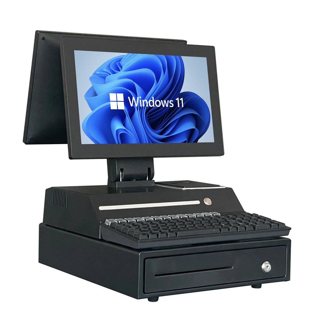 Новый ресторанный розничный принтер для выставления счетов сенсорный windows Pos кассовый аппарат POS терминал супермаркета