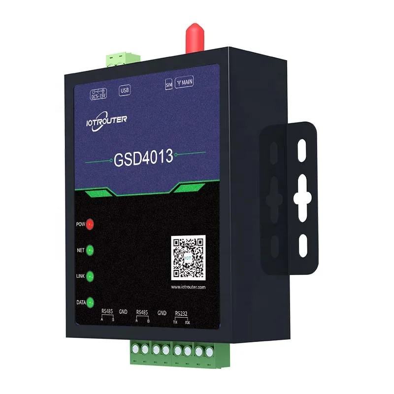 RS485 Modbus RS232 to 4G Converter MQTT IOT Gateway for Smart Temperature Sensor Data Collection