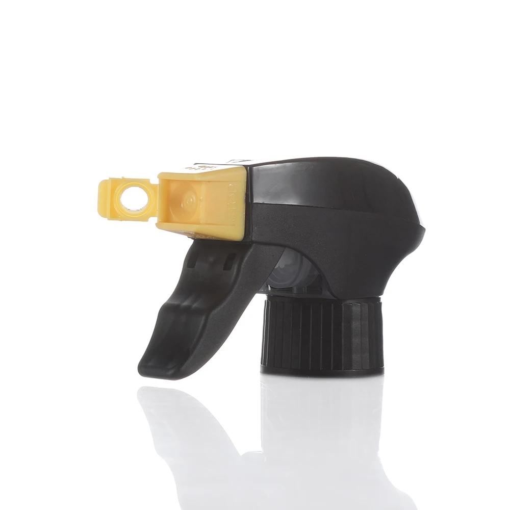 Non Spill Plastic Garden Trigger Sprayer For Bottle 28/400 28/410 Black Color Trigger Sprayers For Home Cleaning