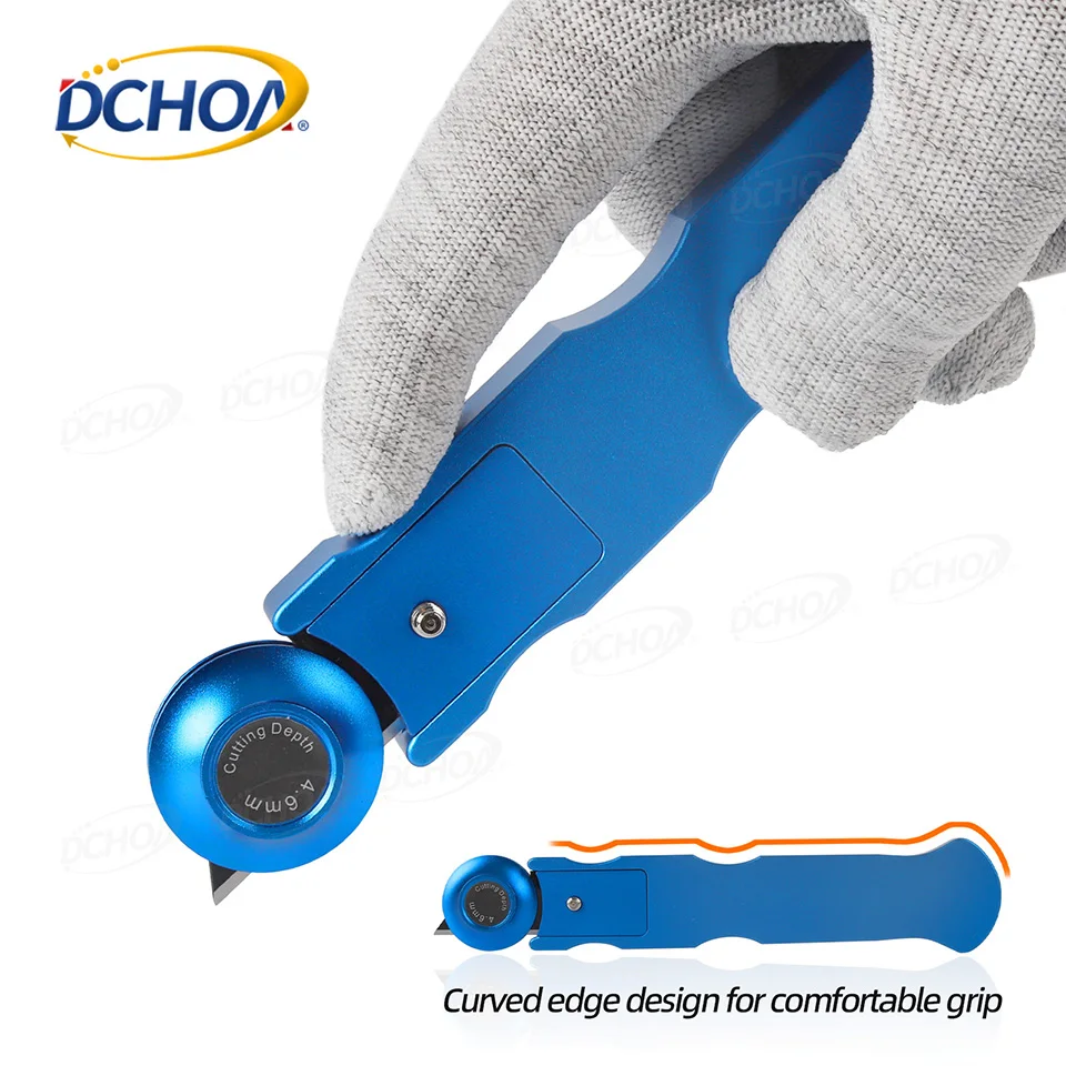 DCHOA Aluminum Rotary Gap Cutter Vinyl Wrap Knife for Vinyl Window Tint Trimming Tool
