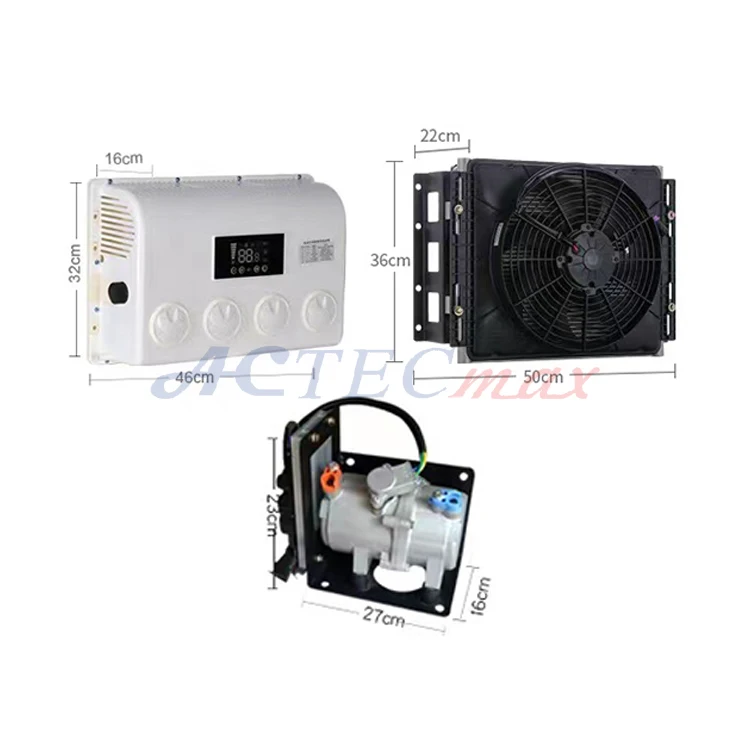 
Auto air condition 12V 24V Electric truck air conditioner for car 