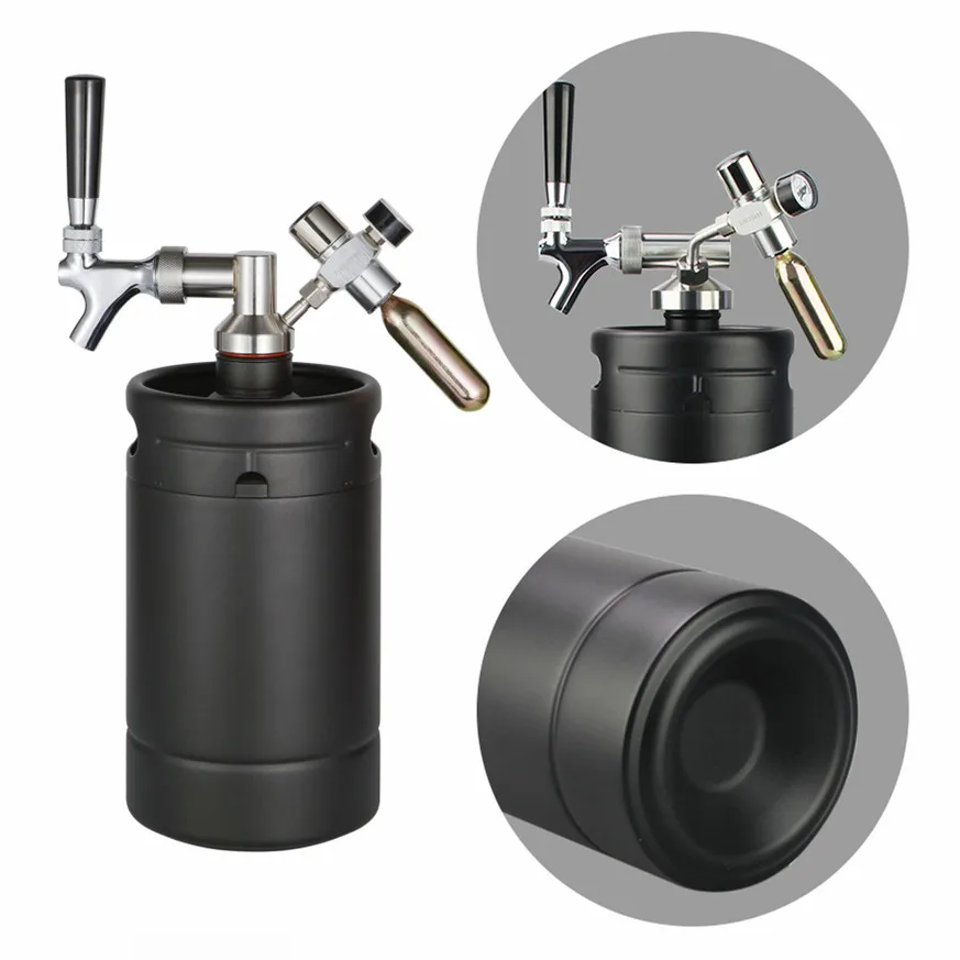 Wholesale Portable Stainless Steel 304 Beer Keg Dispenser Wine Barrel For Party