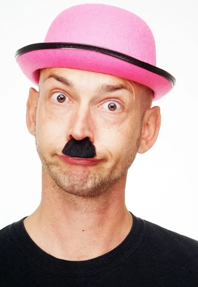 Carnival Chaplin mustache for Halloween New year celebration