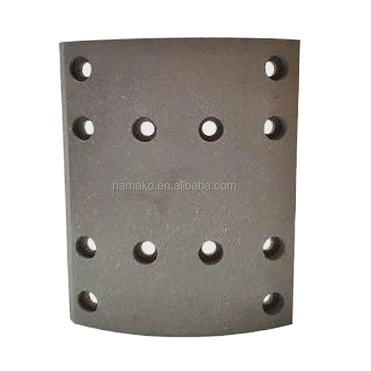 Hot sale Porako Asbestos Ceramic Metallic 9 inch Brake Lining
