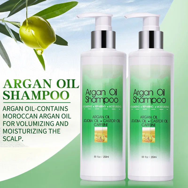 Private Label шампунь для волос чистый органический аргановое масло Шампунь