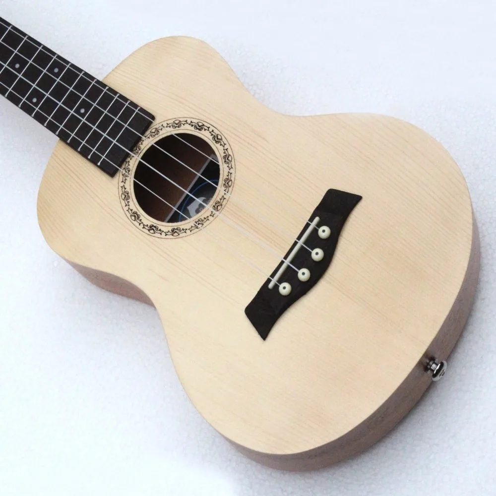 Soprano Ukulele Solid Top Spruce 21 Inch With Ukulele Accessories With Gig Bag for beginner