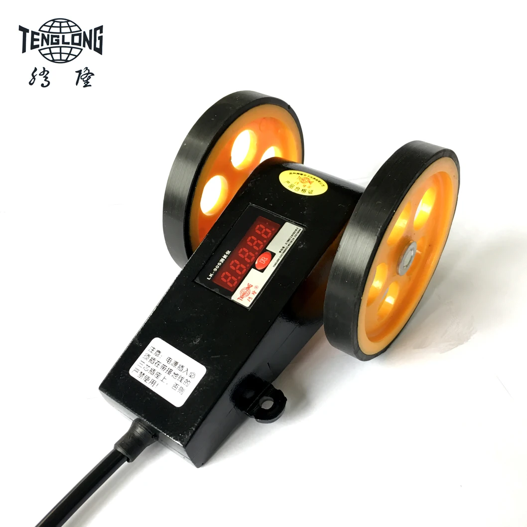 China warehouse 5 digits LED fabric cable length measuring meter counter