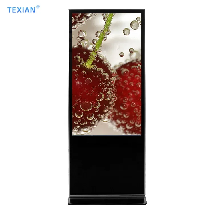 75 Inch Infrared Touch Computer I3 4+128G Library Art Gallery Advertising Machine Window Led Digital Signage Display