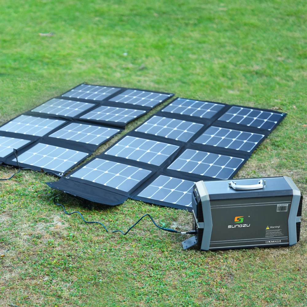 Sungzu Top Quality Power Station 1500W  Reliable Solar Generator 417600mAh Universal  Residential Outdoor Solar Power  Charger