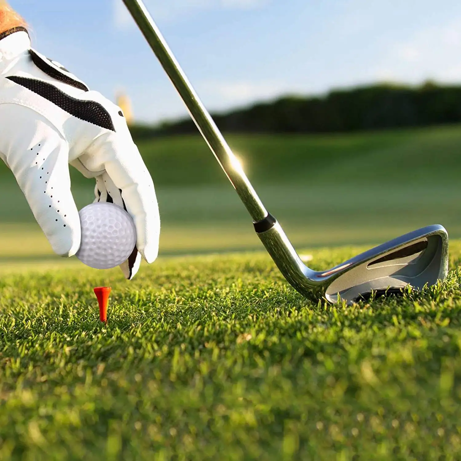 High Quality Custom Logo Golf Balls Color Plastic Rubber Surly Driving Range Golf Balls for Golf Course