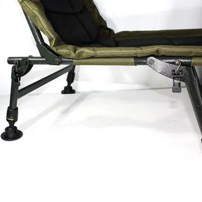 Comfort Pack 6 Leg Bed & Level Chair with RS System Portable Folding Chair for Stable Outdoor Fishing & Camping